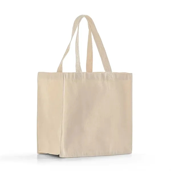 Durable cotton tote with a compact design and comfortable handles. Ideal... from ASI 67557 LimeLight Ent / Limelight USA