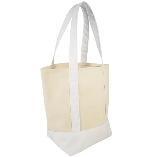 Mini canvas tote with full-color sublimated handles and bottom. Made in... from ASI 67557 LimeLight Ent / Limelight USA
