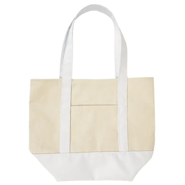 Mini canvas tote with full-color sublimated handles and bottom. Made in... from ASI 67557 LimeLight Ent / Limelight USA