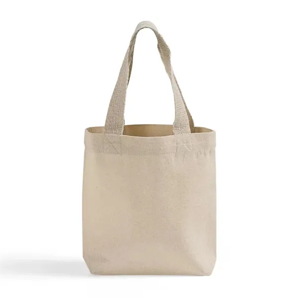 Mini cotton tote with reinforced stress points and polyester handles. Great... from ASI 67557 LimeLight Ent / Limelight USA