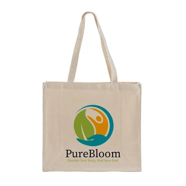 Spacious and durable 100% cotton canvas tote with sturdy handles. Ideal... from ASI 67557 LimeLight Ent / Limelight USA