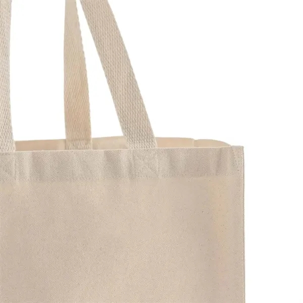Durable cotton tote with a compact design and comfortable handles. Ideal... from ASI 67557 LimeLight Ent / Limelight USA