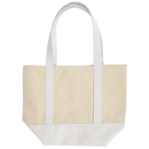 Mini canvas tote with full-color sublimated handles and bottom. Made in... from ASI 67557 LimeLight Ent / Limelight USA