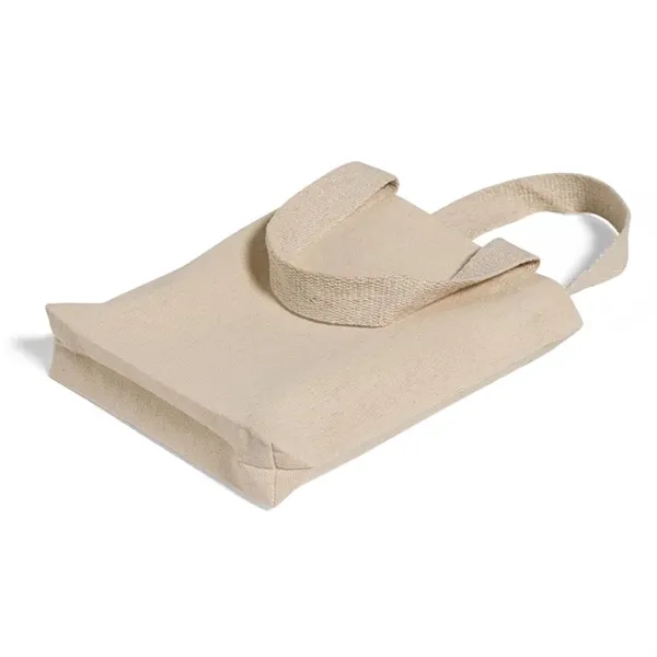 Mini cotton tote with reinforced stress points and polyester handles. Great... from ASI 67557 LimeLight Ent / Limelight USA