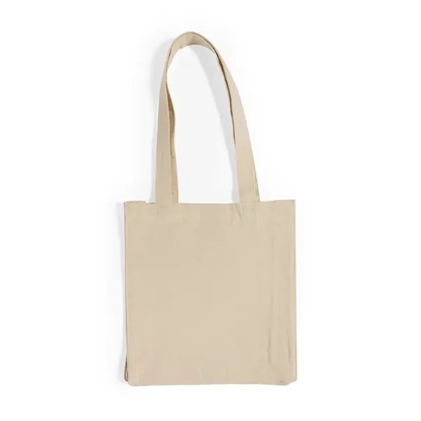 Durable canvas book tote with gussets for extra support. Features a... from ASI 67557 LimeLight Ent / Limelight USA