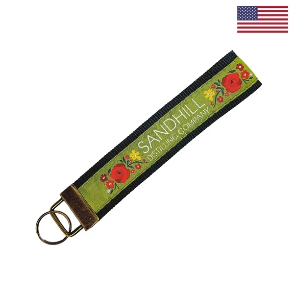 Durable 6" woven key strap with customizable imprint, perfect for daily... from ASI 92980 WOV-IN® / Universal Strap/Wov-In Line