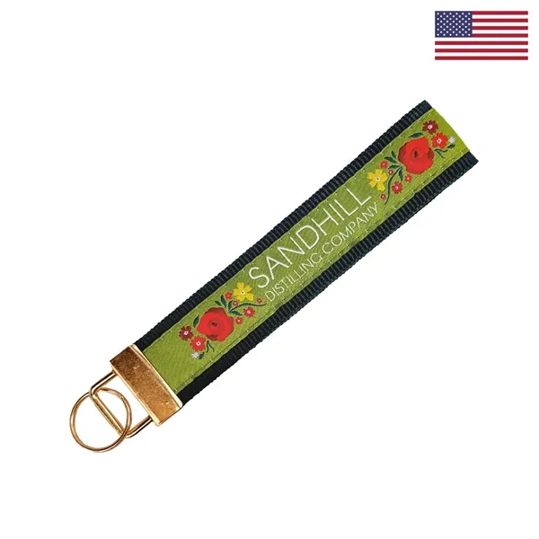 Durable 6" woven key strap with customizable imprint, perfect for daily... from ASI 92980 WOV-IN® / Universal Strap/Wov-In Line