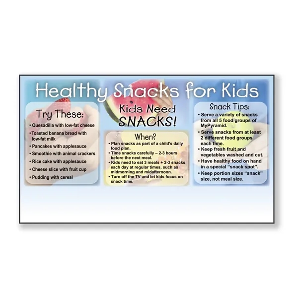 6"H x 3.5"W magnet with space for emergency contact numbers (fire,... from ASI 54040 Fey Promo / Magna-Tel by Fey