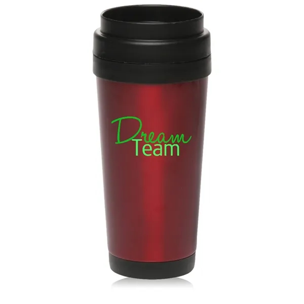 Insulated stainless steel 16 oz. travel mug.... from ASI 39552 BEL Promo