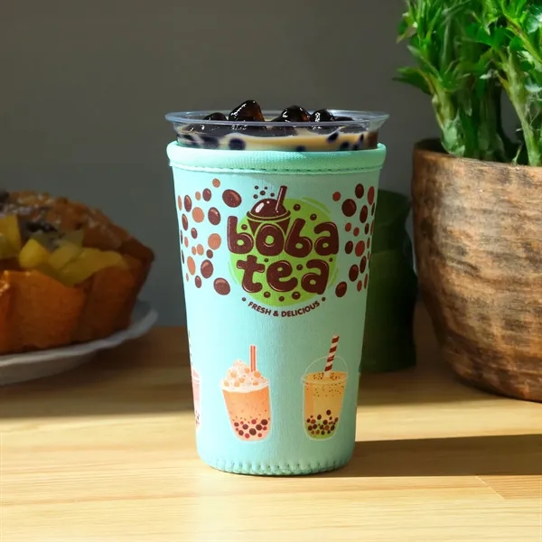 Keep iced drinks colder longer with a premium neoprene insulator that... from ASI 61966 HPG / HPG Gold Best Promotions USA