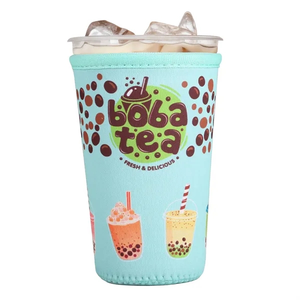 Keep iced drinks colder longer with a premium neoprene insulator that... from ASI 61966 HPG / HPG Gold Best Promotions USA