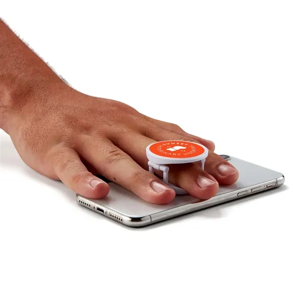 1.75" round phone holder and stand with 3M adhesive and one... from ASI 63549 Jornik Manufacturing Corp / Jornik