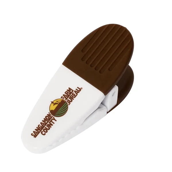 Magnetic power clip with rubber handles and customization options.... from ASI 68507 The Magnet Group / Innovations by Magnet™