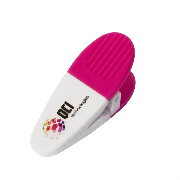 Magnetic power clip with rubber handles and customization options.... from ASI 68507 The Magnet Group / Innovations by Magnet™