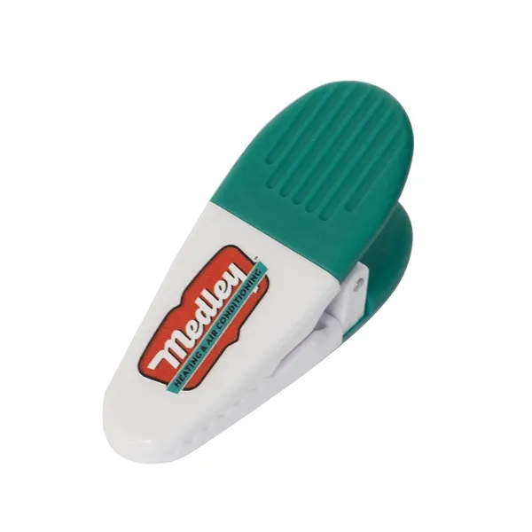 Magnetic power clip with rubber handles and customization options.... from ASI 68507 The Magnet Group / Innovations by Magnet™