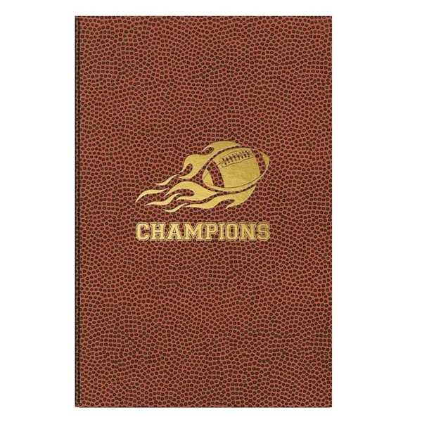 5.5" x 8.5" notebook with a sports themed flexible wraparound cover,... from ASI 91340 Journalbooks/Timeplanner Calendars