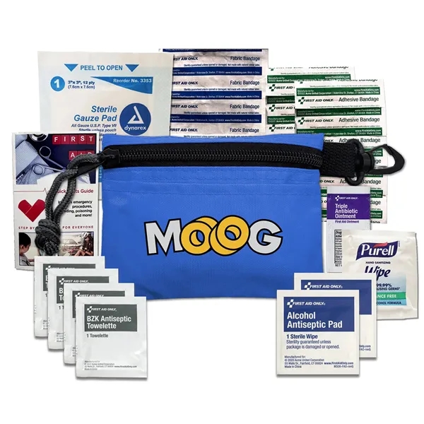 Kit includes: (1) Triple Antibiotic Ointment Packet, (1) First Aid Basics... from ASI 46170 Compass Industries Inc