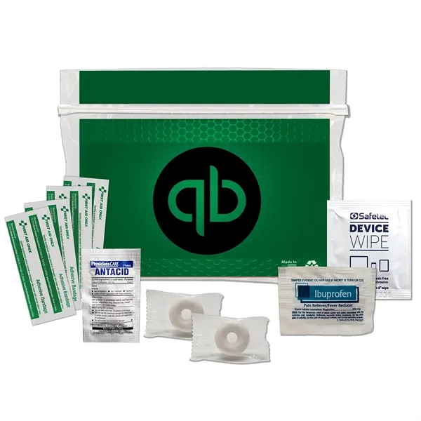 Kit includes: (1) Lens/Device Wipes, (2) Life Savers, (1) Generic Ibuprofen... from ASI 46170 Compass Industries Inc