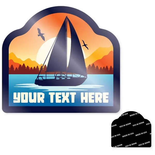 Nature premium artwork magnet 1/4" thick and full color imprinting.... from ASI 72521 Morris Magnets / Laser Cuts