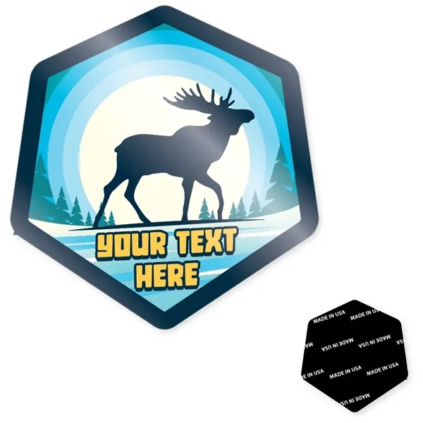 Nature premium artwork magnet 1/4" thick and full color imprinting.... from ASI 72521 Morris Magnets / Laser Cuts