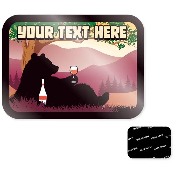 Nature premium artwork magnet 1/4" thick and full color imprinting.... from ASI 72521 Morris Magnets / Laser Cuts