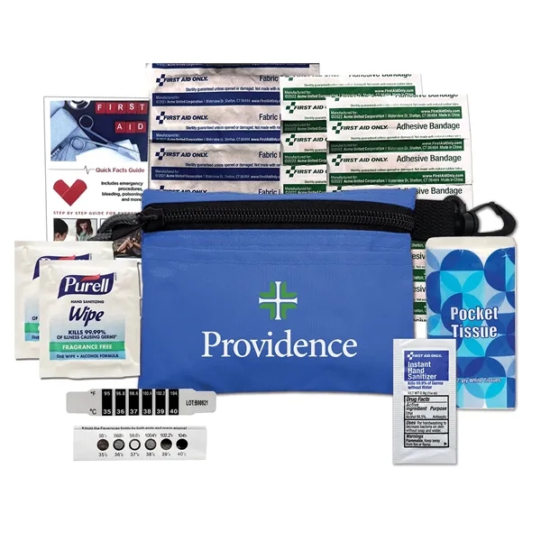 Kit Includes: (1) Disposable Thermometer, (1) Hand Sanitizer Packet, (1) Tissue... from ASI 46170 Compass Industries Inc