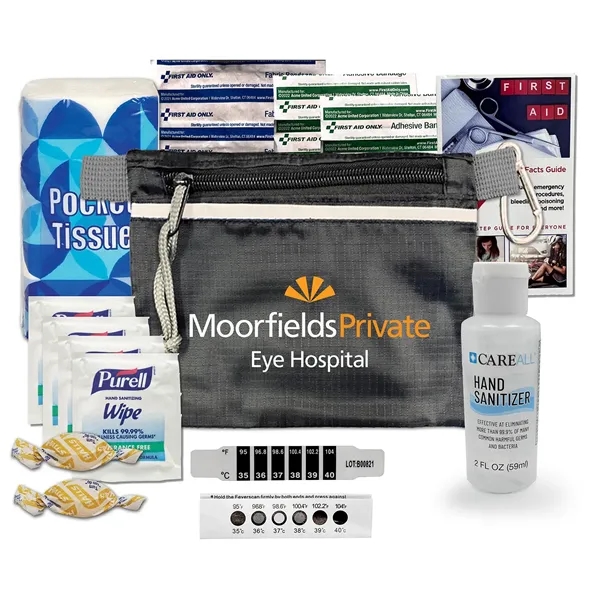 Kit Includes: (1) Disposable Thermometer, (1) Hand Sanitizer Bottle, (1) Tissue... from ASI 46170 Compass Industries Inc