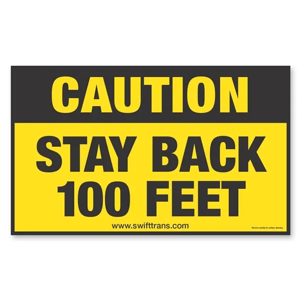 7 1/8" x 11 3/4" rectangle shaped car sign magnets with... from ASI 68507 The Magnet Group / Magnet LLC™