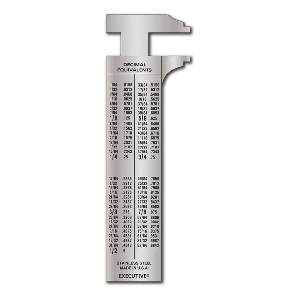 USA made etched stainless steel caliper w/ custom imprint on tool... from ASI 53430 Executive Line / Executive Line®