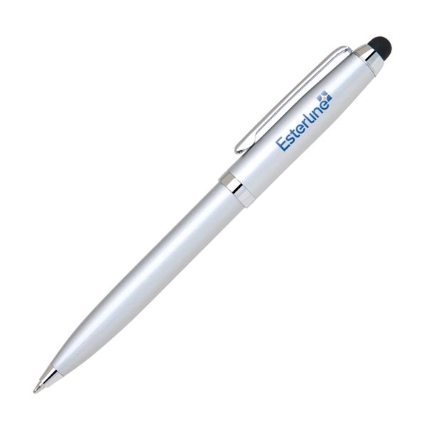 Twist-action brass ballpoint pen available in two colors with easyflow ink... from ASI 68190 Lungsal / Lungsal