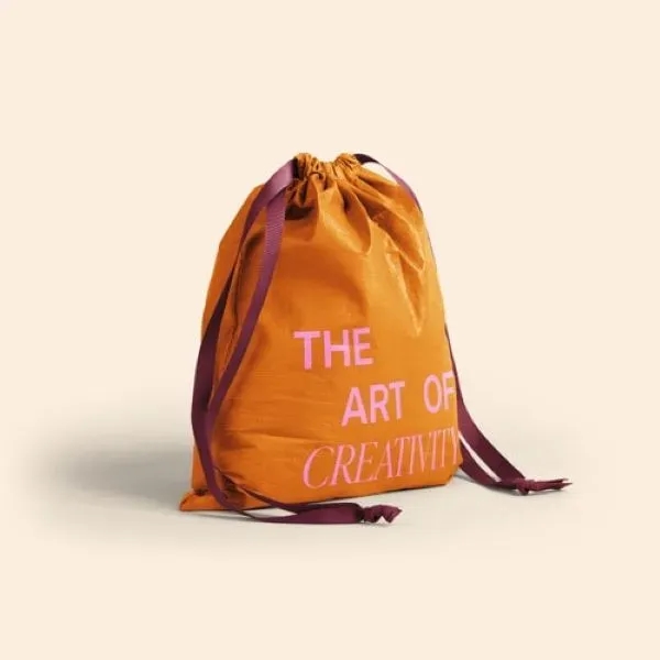 Simple small, Goodie Four Shoes gift bag with a ribbon drawstring.... from ASI 74710 Numo