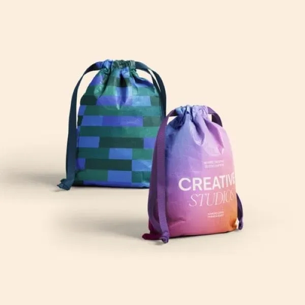 Simple small, Goodie Three Shoes gift bag with a ribbon drawstring.... from ASI 74710 Numo