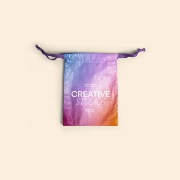 Simple small, Goodie Three Shoes gift bag with a ribbon drawstring.... from ASI 74710 Numo