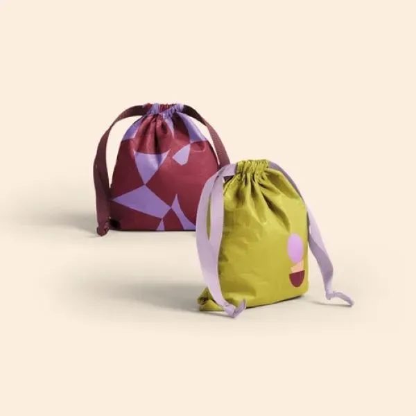 Simple small, Goodie Two Shoes gift bag with a ribbon drawstring.... from ASI 74710 Numo