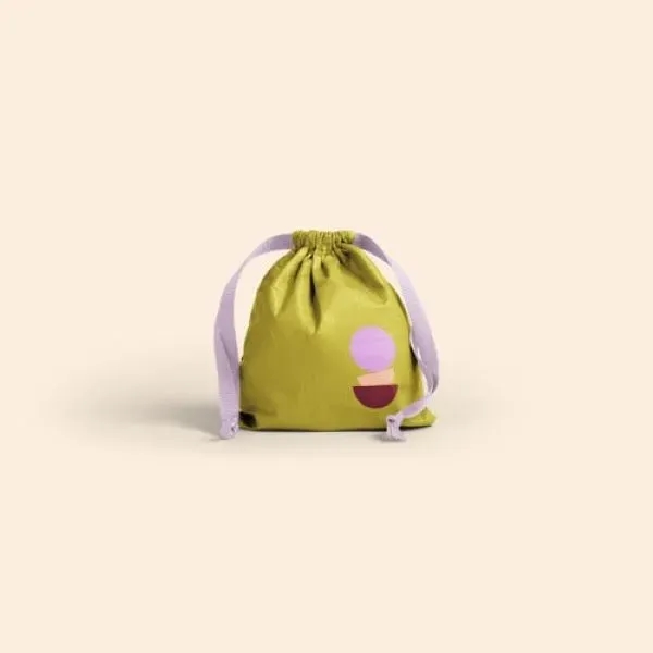 Simple small, Goodie Two Shoes gift bag with a ribbon drawstring.... from ASI 74710 Numo