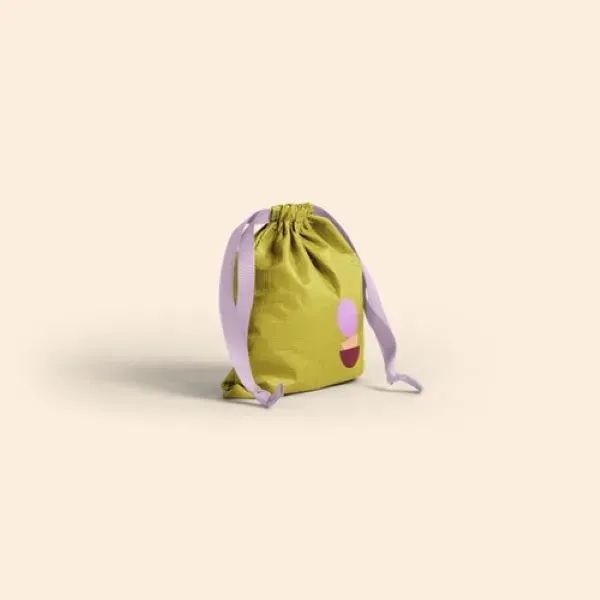 Simple small, Goodie Two Shoes gift bag with a ribbon drawstring.... from ASI 74710 Numo