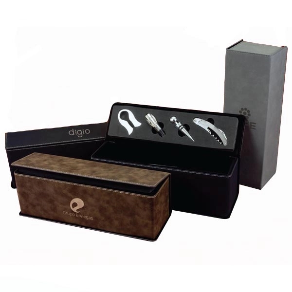 Wine set with storage case and tools including corkscrew, foil cutter,... from ASI 99030 Zipline / Zipline®