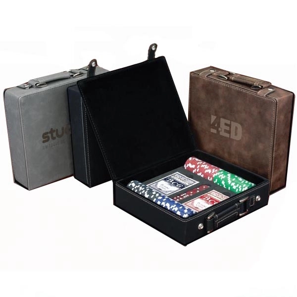 Poker set with 100 chips, 2 decks of cards, 5 dice... from ASI 99030 Zipline / Zipline®