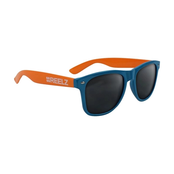 Pantone matched plastic sunglasses available in any color and with multiple... from ASI 45657 Pop! Promos