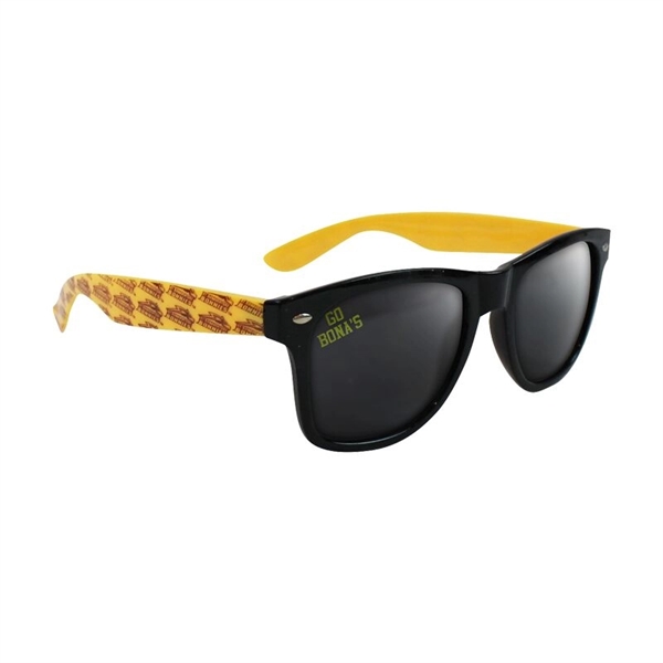 Pantone matched plastic sunglasses available in any color and with multiple... from ASI 45657 Pop! Promos