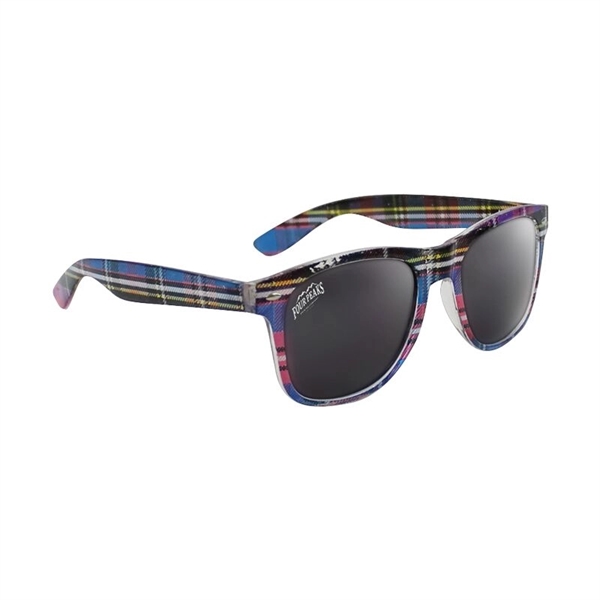 Pantone matched plastic sunglasses available in any color and with multiple... from ASI 45657 Pop! Promos