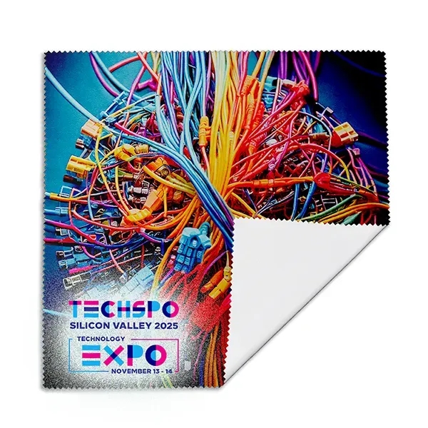 10" x 10" Full Color Sublimation RPET Recycled Microfiber Cleaning Cloth... from ASI 62660 Innovation Line