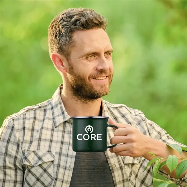 Cozy Camper 16 oz Stainless Steel Camp Mug... from ASI 55583 GMG Pen