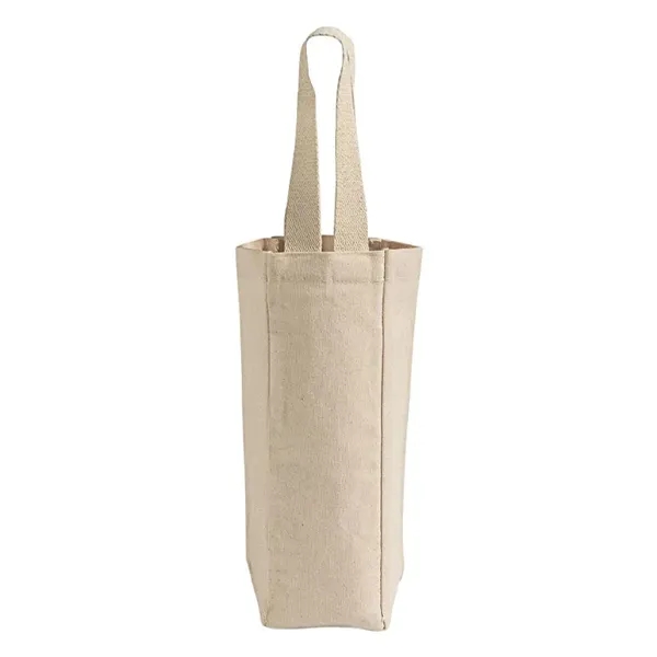 Stylish cotton wine tote with divider and imprint space. Perfect for... from ASI 67557 LimeLight Ent / Limelight USA