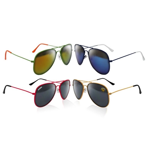 Metal aviators available in several colors that are pantone matched on... from ASI 45657 Pop! Promos