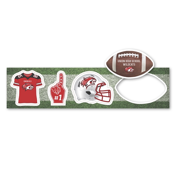 Set of 4 pop-out magnets with football theme.... from ASI 68507 The Magnet Group / Magnet LLC™