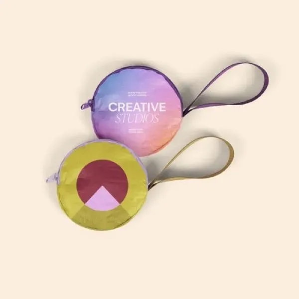 The Pancake To Go has a wristlet strap, this circular pouch... from ASI 74710 Numo