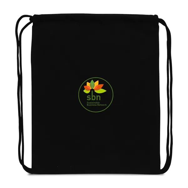 13.75"L x 17.3"H x 4"W recycled cotton drawstring backpack.... from ASI 56070 Gemline / Gemline®