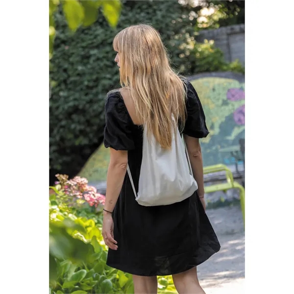 13.75"L x 17.3"H x 4"W recycled cotton drawstring backpack.... from ASI 56070 Gemline / Gemline®