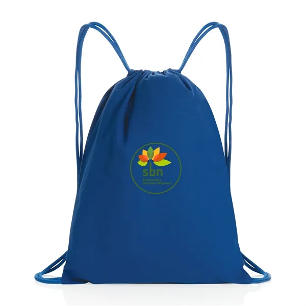 13.75"L x 17.3"H x 4"W recycled cotton drawstring backpack.... from ASI 56070 Gemline / Gemline®